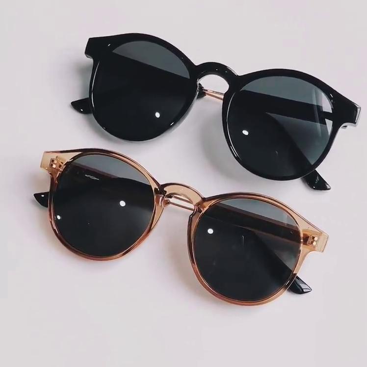 Круглые солнцезащитные очки в стиле ретро для женщин и мужчин, брендовый дизайн, прозрачные женские солнцезащитные очки