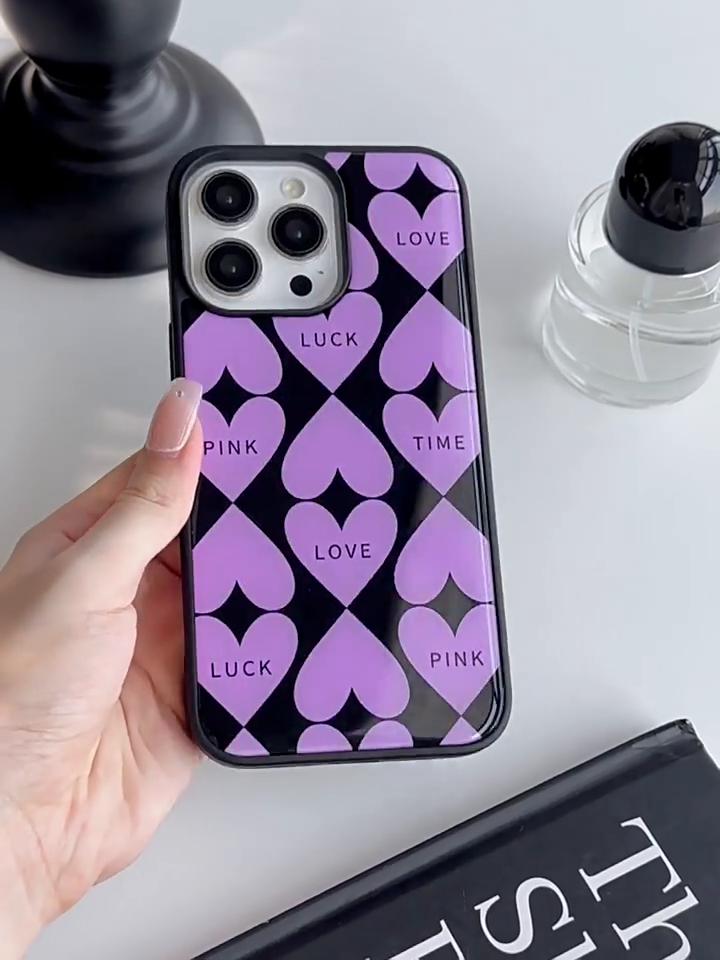 Чехол для iPhone Чехол из смолы для HUAWEI mate60pro Розовое сердце