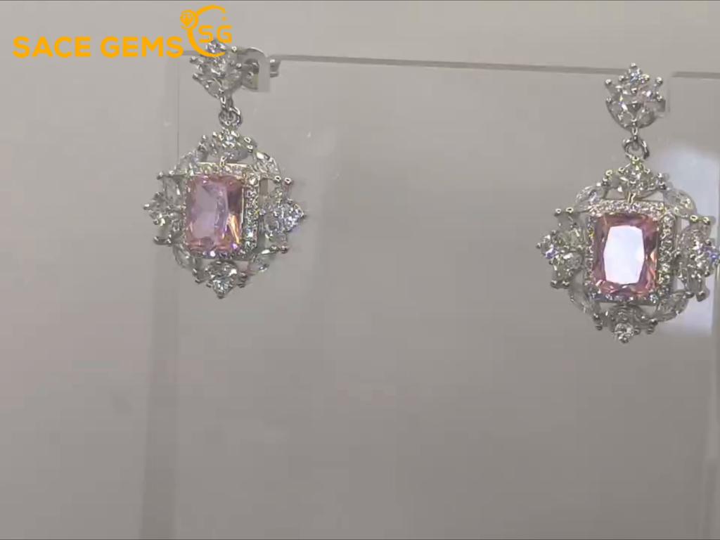 Sace Gems Earrings Drop Earrings for Women Wedding Party Gifts