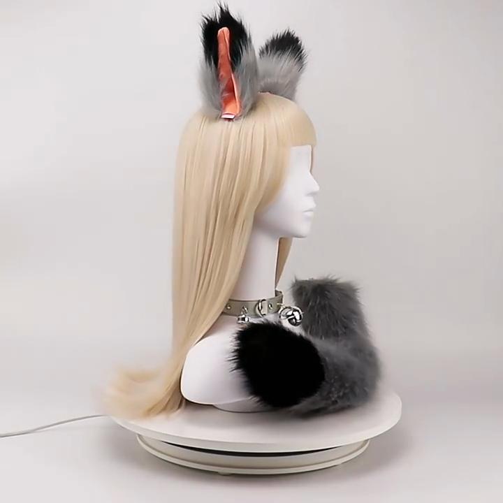 Anime Animal Tail Cosplay Costumes Props Cat Fox Plush Tails Role Play Halloween Party Kawaii Accessories