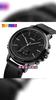 Men's Watch SKMEI Leather Strap 50M Waterproof LED Backlight 1652