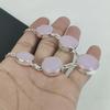 Pink Chalcedony Gemstone Handmade 925 Sterling Silver Necklace, Pink Chalcedony Silver Necklace For Wife, Unisex Necklace Thanksgiving Gift