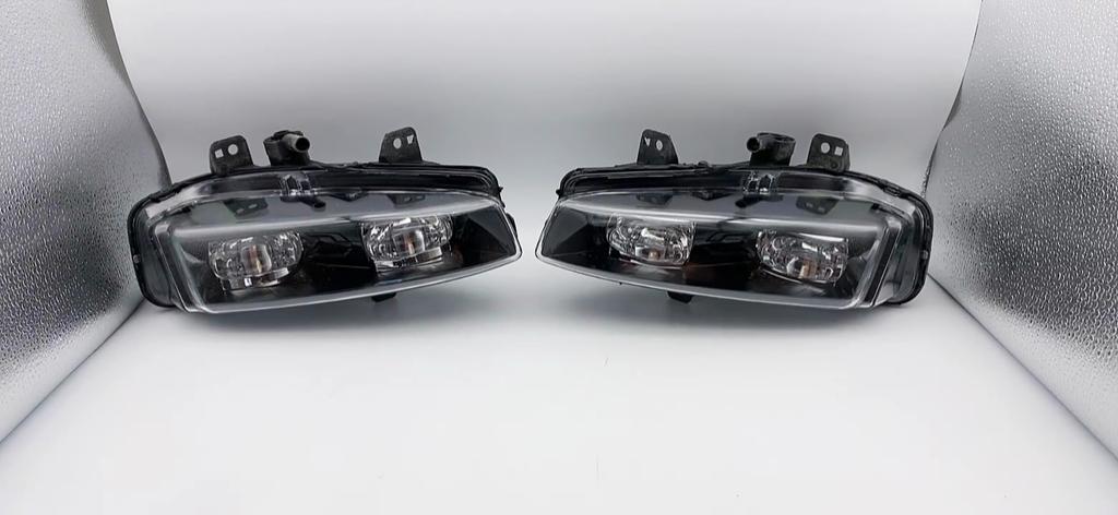 LED DRL Fog Lights for Land Rover Range Rover Evoque 2011-2015 1 Pair Black LED Daytime Running Light Fog Light Headlight