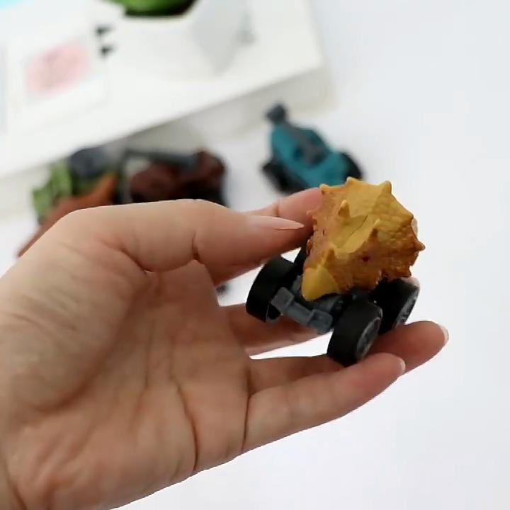 Dinosaur Inertia Vehicle With Plastic Dinosaur Design For Childrens Educational And Gift Use