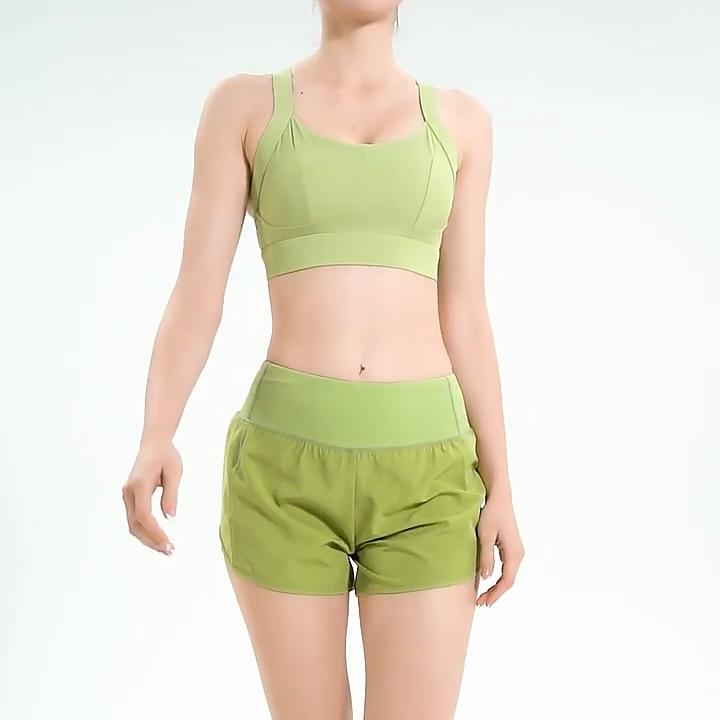 Women's Sports Shorts Running Quick-drying Fitness Yoga Shorts Marathon Training Anti-exposure Pants