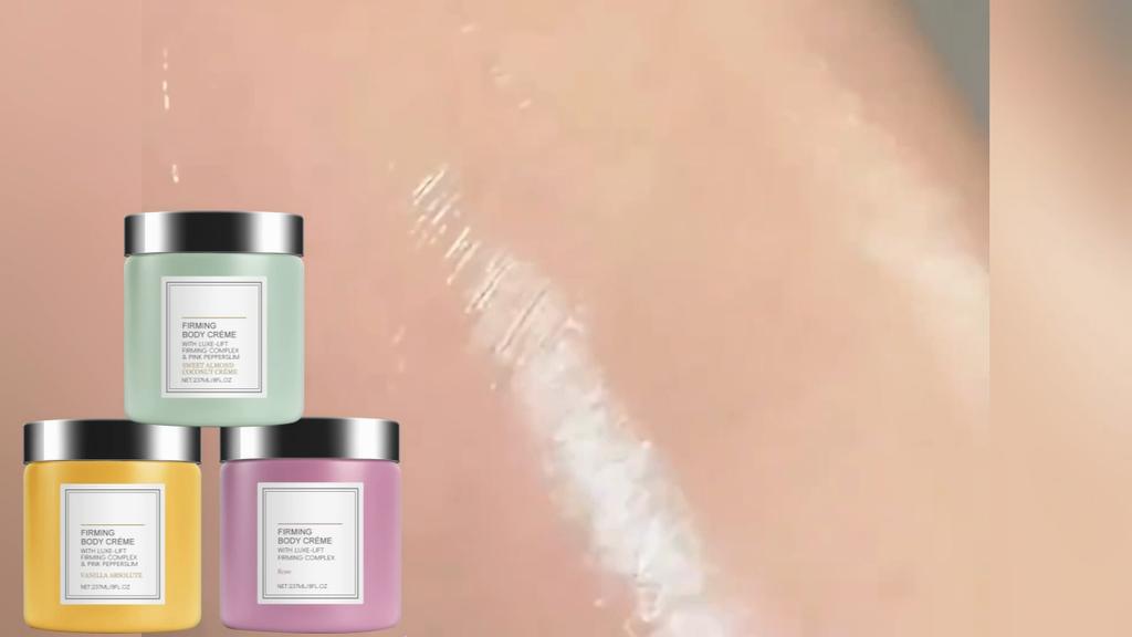 Floral Body Cream Gentle Hydration, Lightweight & Non-Greasy Rose/Vanilla/Sweet Almond Coconut Scent 237ml