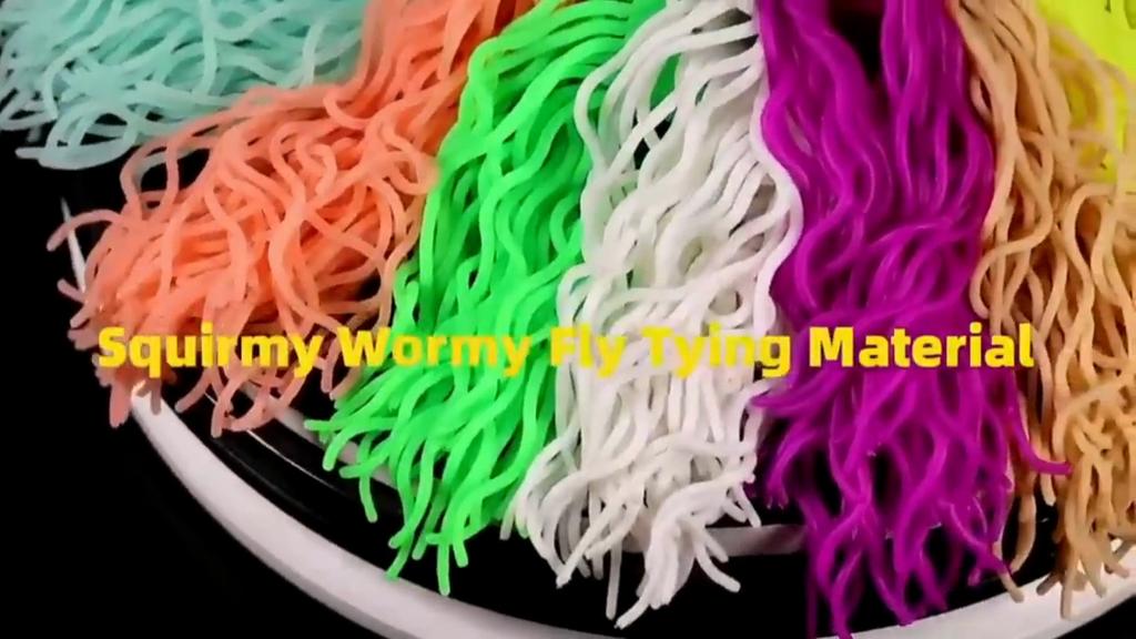 Рыболовная приманка в виде силиконовых червей