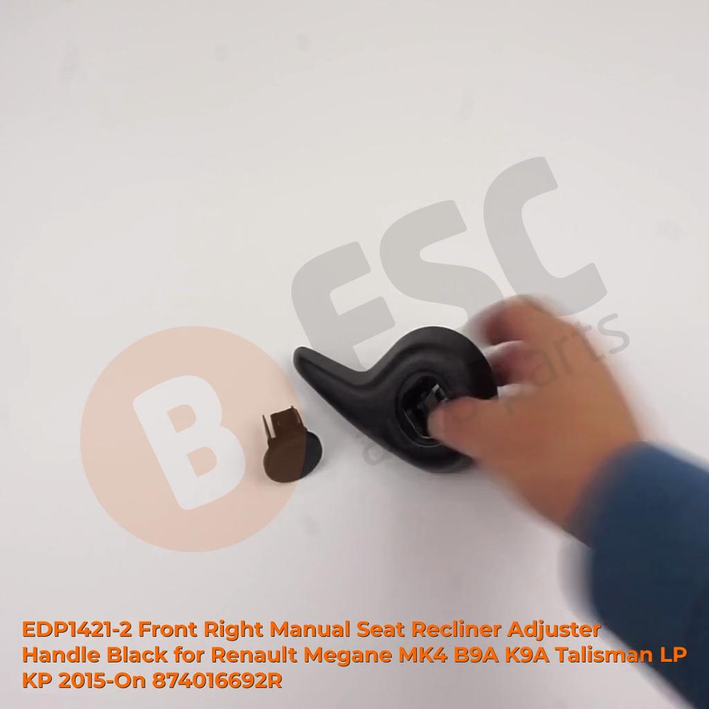 EDP1421-2 Ручка регулировки наклона сиденья переднего правого механического типа, черная для Renault Megane MK4 B9A K9A Talisman LP KP 2015-н.в.