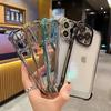 Ударопрочный чехол-футляр для линз с подушкой безопасности для Realme C71 C35 C53 C51 C61 C63 OPPO A98 5G A79 A38 A18 A53 A76 A96 A5 A16 Reno 13 14 Силиконовый задний чехол с покрытием Прозрачная крышка