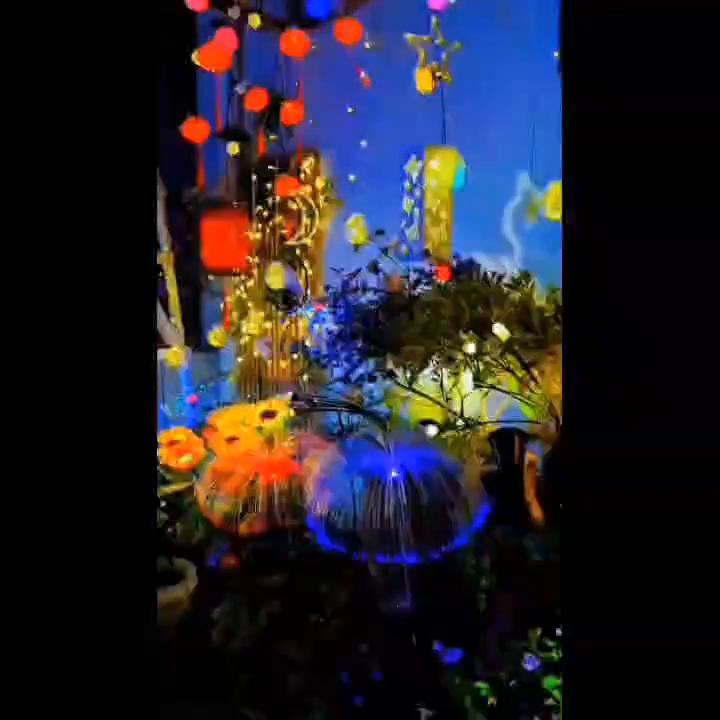 Solar Jellyfish Lights 7 Color Changing Solar Garden Lights Waterproof Outdoor Flowers Lamp Courtyard Pathway Landscape Decor