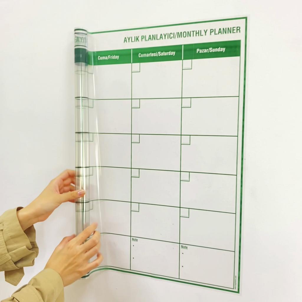 Ежемесячный планировщик Планировщик Smart Paper Blackboard Blackboard Pen Planner Ежемесячный планировщик