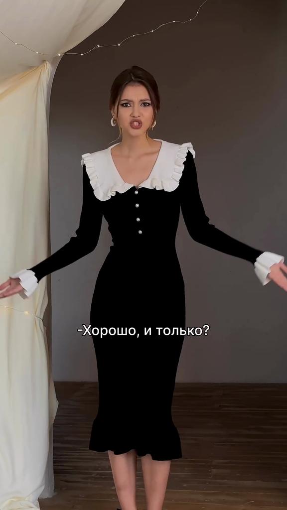 Elegant Ruffled Maxi Dresses For Women Autumn Winter Knitted Slim Long Dress Women's Vintage Dress Woman Retro Knitwear