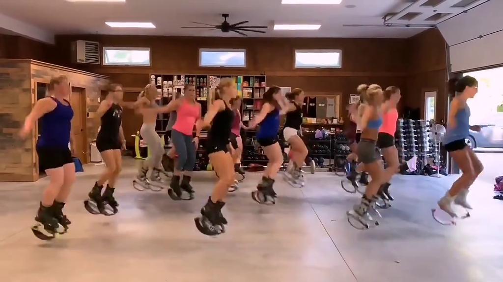 4T Kangaroo Jumping Shoes Bouncing Sport Rebound Boots Adults Jumps Workout Body Building