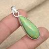 Удивительный зеленый медный бирюзовый драгоценный камень ручной работы из стерлингового серебра 925 пробы ювелирный кулон для нее