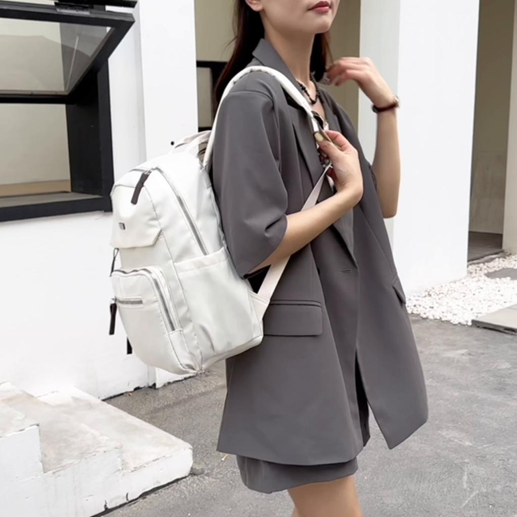 Женский рюкзак большой емкости нейлоновый школьный рюкзак для школьников на открытом воздухе легкий дорожный рюкзак