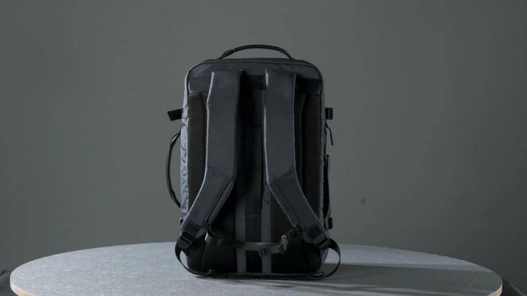 Kingsons 35 L Large Capacity Eaqual To 20-inch Suitcase Multi-functional Portable Men Backpack For 17 Inch Laptop Black/Blue