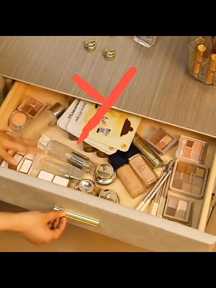 Набор из 6 прозрачных акриловых ящиков для хранения, многофункциональный разделитель для ящиков, штабелируемый органайзер для спальни, ванной комнаты, общежития, для стола, туалетного столика, губной помады