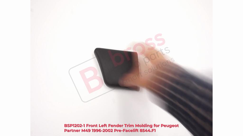 BSP1202-1 Front Left Fender Trim Molding for Peugeot Partner M49 1996-2002 Pre-Facelift 8544.F1