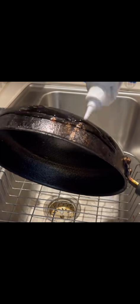 Мощное средство для чистки кастрюль и сковородок из нержавеющей стали Сильный обезжириватель и гель для удаления черного нагара Средство для очистки пригоревшего дна посуды