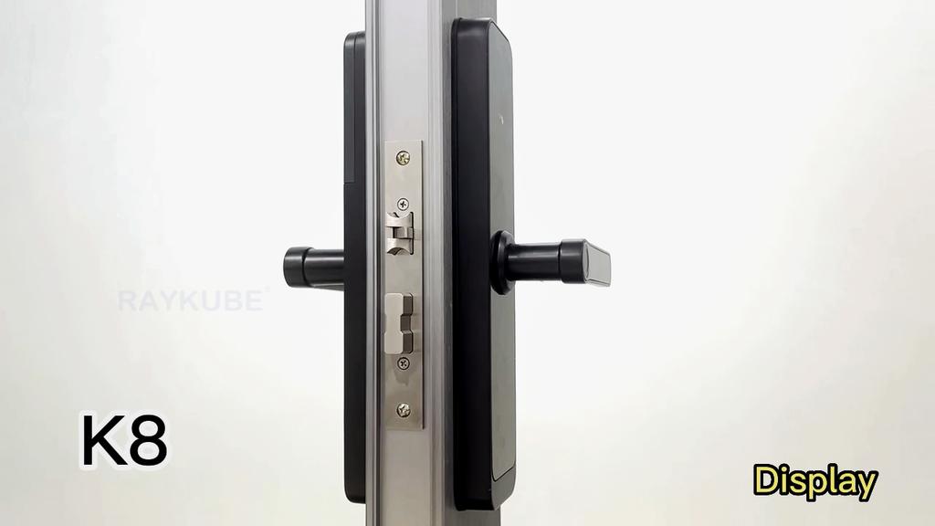 RAYKUBE G8 TTlock Bluetooth Smart Lock, Hotel Apartment Door Lock, Fingerprint Password Lock