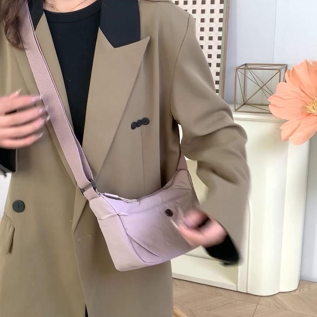 Lightweight Shoulder Bag Women's Nylon Shoulder Bag Large Capacity Middle-Aged Mother Bag