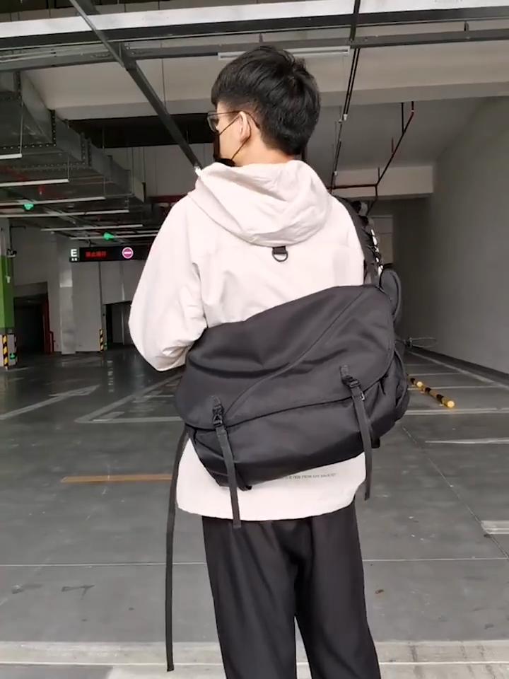 Уличная мода, мужская сумка через плечо на одно плечо, простая сумка-мессенджер, рюкзак, модная маленькая мужская сумка