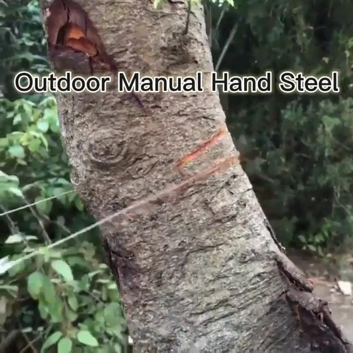 1 шт., портативная цепная пила для выживания, ручная канатная пила для кемпинга на открытом воздухе, пеших прогулок, альпинизма и чрезвычайных ситуаций