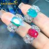 Sace Gems Классическое кольцо из медного сплава с цирконом, женские ювелирные изделия, свадебный подарок для вечеринки