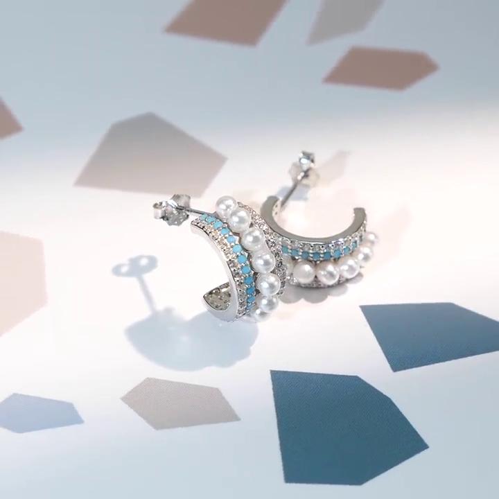 Танциз стерлингового серебра 925 пробы циркон серьги серьги-капли для женщин подарки на свадьбу