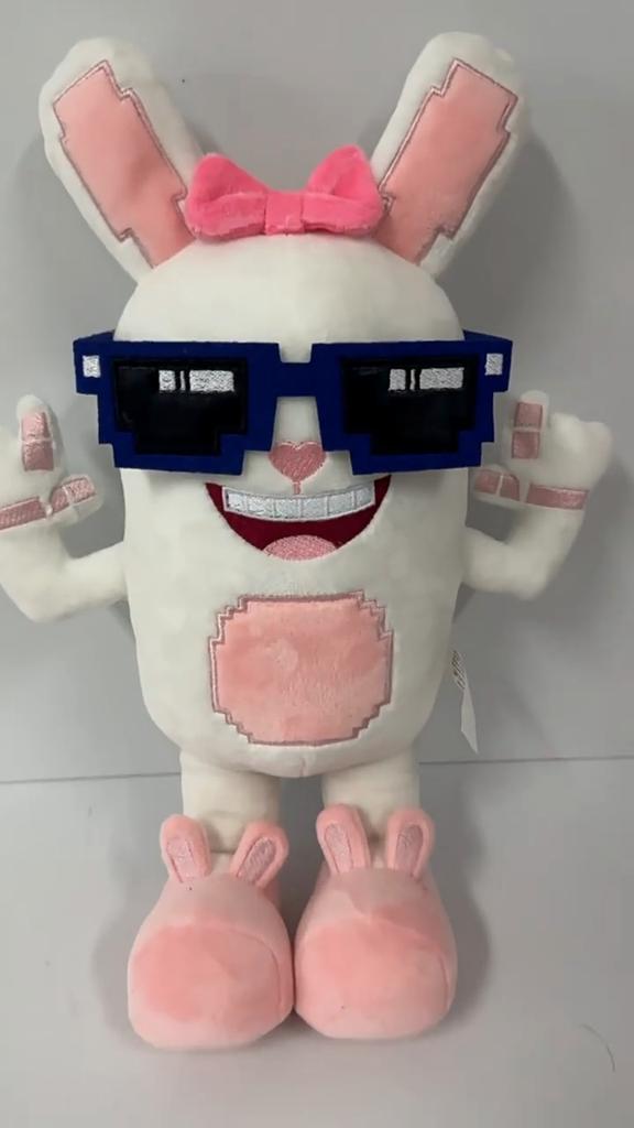 Новая Плюшевая Игрушка Заяц Boppin Bunny, Вызывающая Мозговую Гниль, Милый Плюшевый Кролик, Мягкая Кавайная Кукла-Заяц, Подарок на День Рождения для Детей, Пасхальное Украшение, Коллекционная