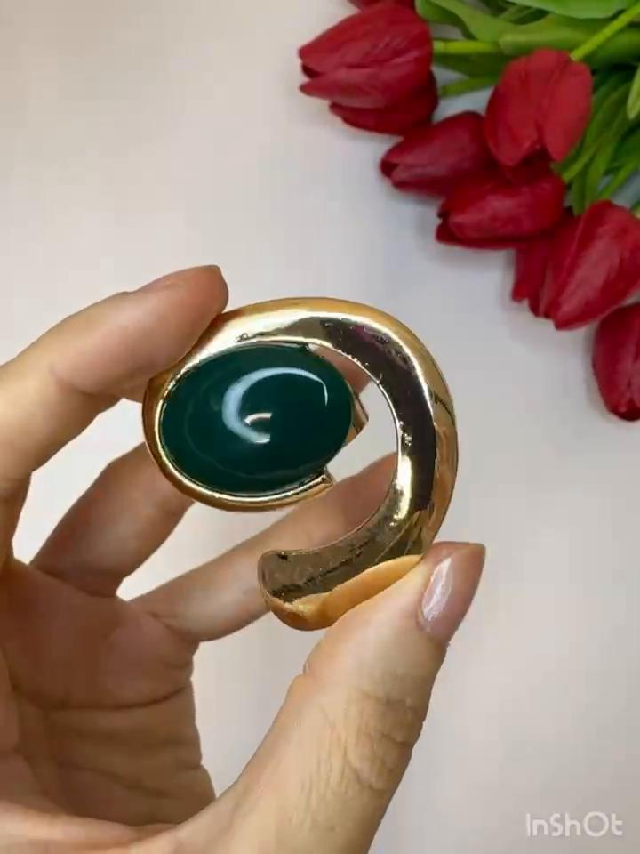 1pc Exaggerated Geometric Design Western Style Resin & Zinc Alloy Ring For Women, Perfect Gift For Parties And Events