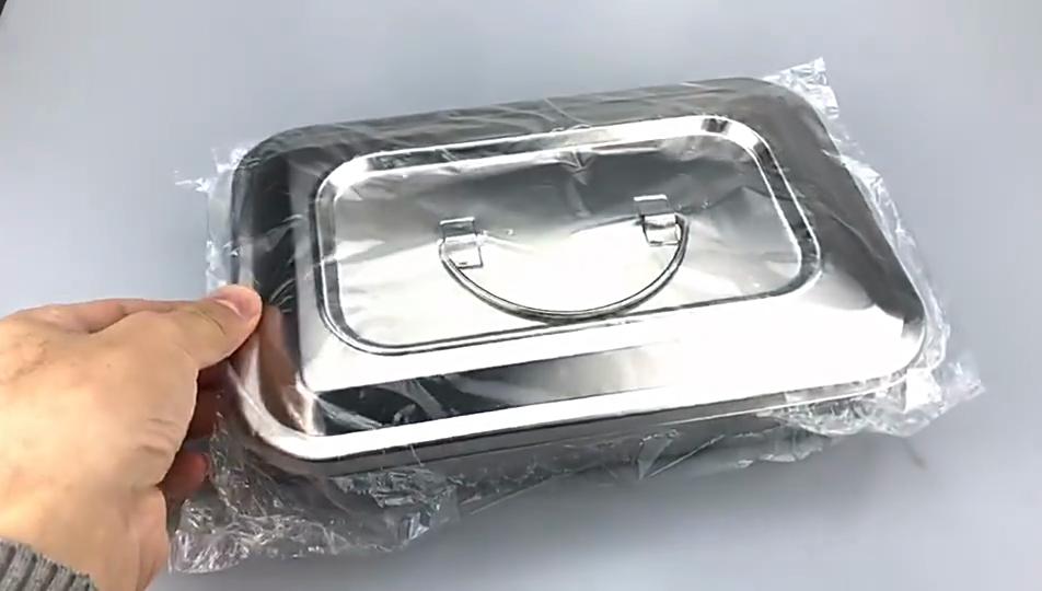 Дентальный дезинфекционный контейнер с крышкой из нержавеющей стали хирургическое оборудование инструменты стерилизатор контейнер для хранения лабораторных инструментов