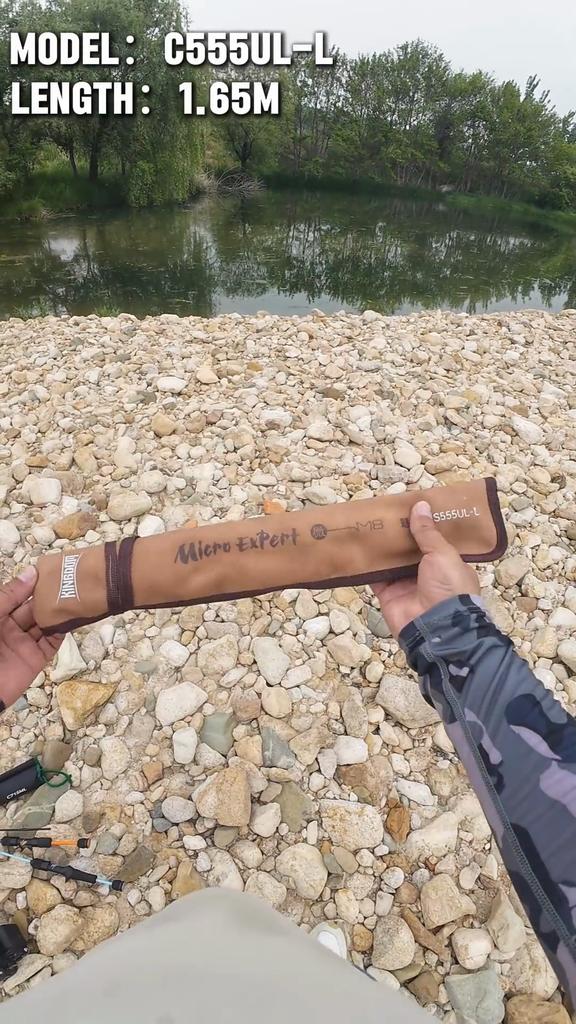 Kingdom Удилища Micro Expert Fishing Rod 4/5 Section 1.5m/1.65m MF Casting Rod Spinnng Rod UL UL-L FUJI Guide Ring 61.9g Travel Ultra Light