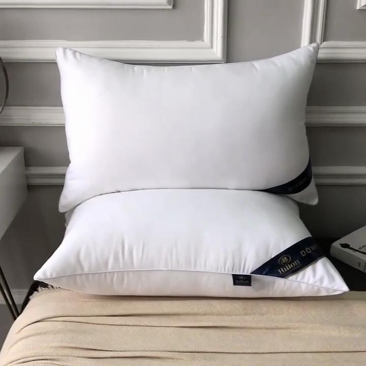 Подушка Hilton Hotel Высокая и Низкая Регулируемая Подушка для Поддержки Шеи для Одиночного Использования