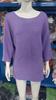 Knit Sweater Women Long Sleeve Crewneck With Flared Sleeves For Office Casual Wear