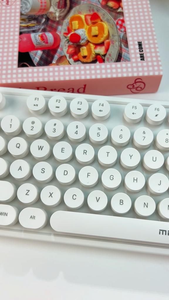 Mofii Беспроводная клавиатура и мышь Sweet 2.4G с 104 круглыми клавишами - Офисная клавиатура