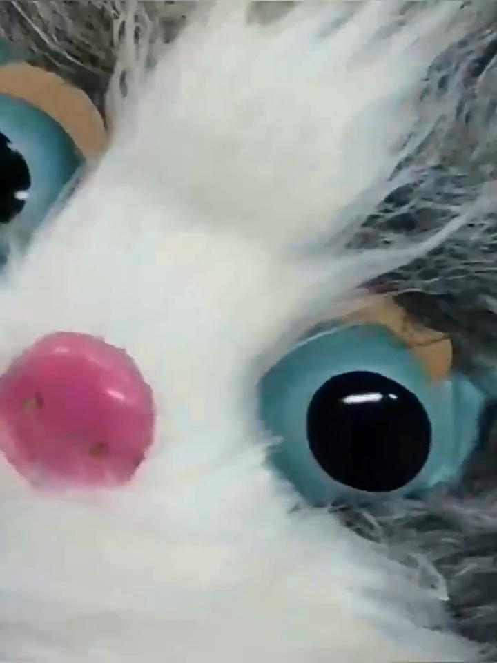 New Arrival Cute Cat Animal Mask Headgear Funny Cartoon‑Style Face Mask Halloween Masquerade Cosplay Party Stage Performance Costume Prop