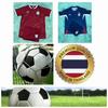 Vintage Retro THAILAND Football Soccer JERSEY National CHEER Quick Dry Shirt Round Neck Polyester Short Sleeve Uniform Sport Outdoor
