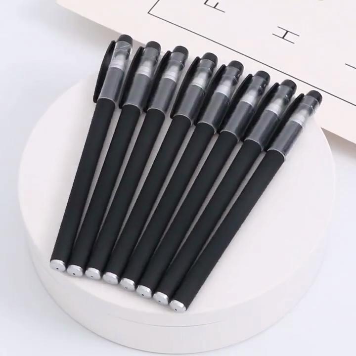 20 Pieces of 0.5mm Black Gel Pens, Suitable for School or Office Use, Business Signature Pens, Student Examination Pens