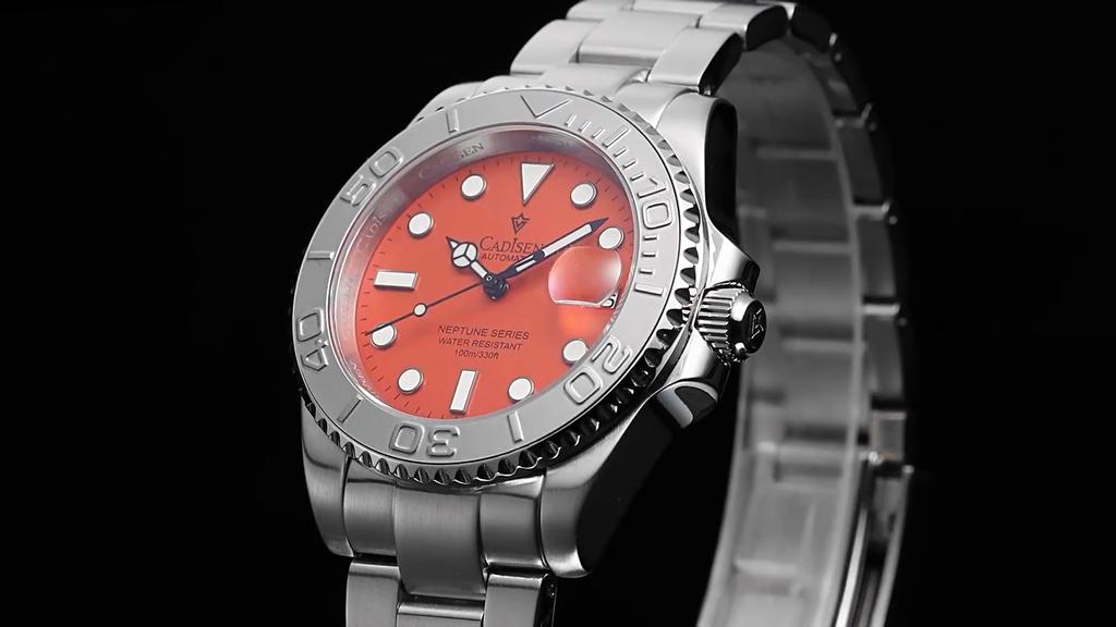 Cadisen 8210 New TOP Brand Luxury Men's Watch With Box Neptune Series Water Resistant 100m/330ft Automatic Men's Mechanical Watches