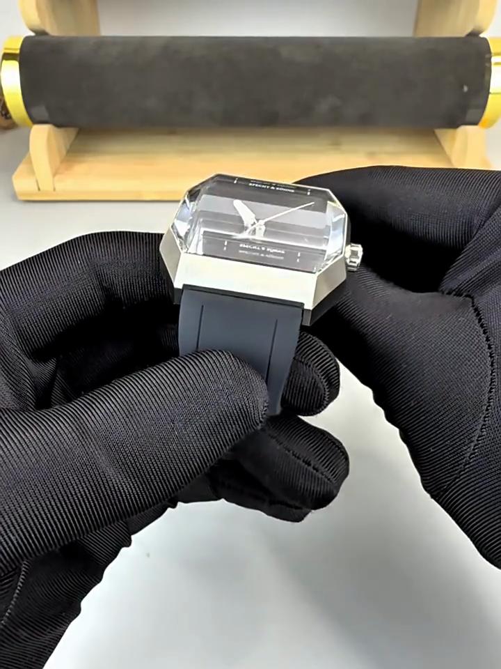 Роскошный бренд Specht & Söhne Новые классические мужские наручные часы из нержавеющей стали с синим резиновым ремешком Водонепроницаемые светящиеся спортивные часы