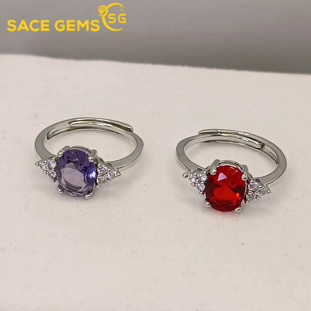 Sace Gems Классическое кольцо из медного сплава с цирконом, женские ювелирные изделия, свадебный подарок, открытая вечеринка