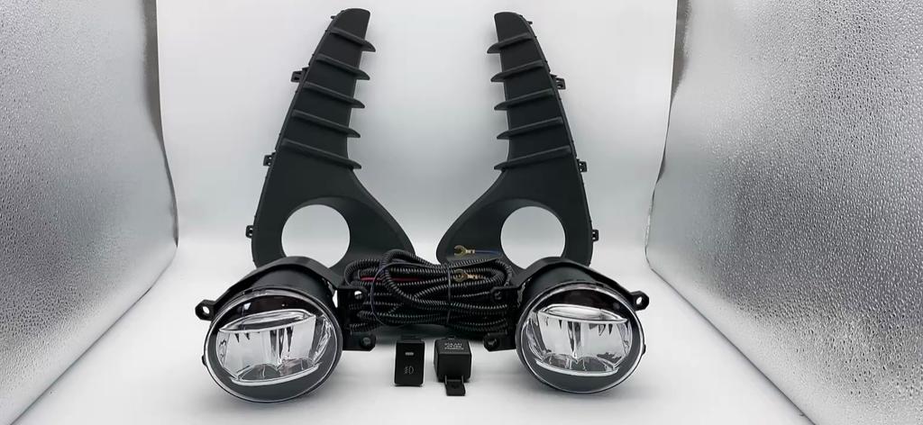 Led Fog Lights for Toyota Vios 2020 2021 2022 Fog Light for Headlight Fog Lamp Cover Grille Bezel Harness Switch Kit