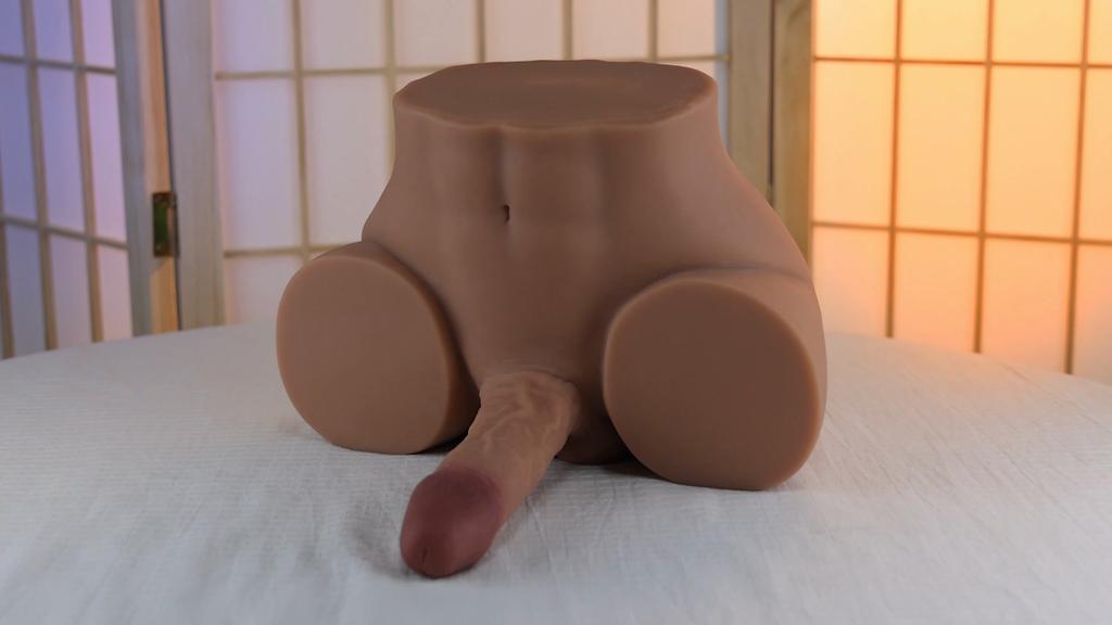 9.7LB Мужская секс-кукла с гибким дилдо, Реалистичные секс-куклы 6.7in Огромный член, Тугая анальная задница для гей-секс-игрушек, Унисекс-мастурбатор секс-кукла