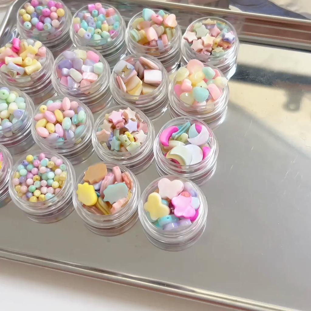 Natural Seashell Moon Round Star Beads For DIY Necklace Bracelet Earrings Jewelry Making