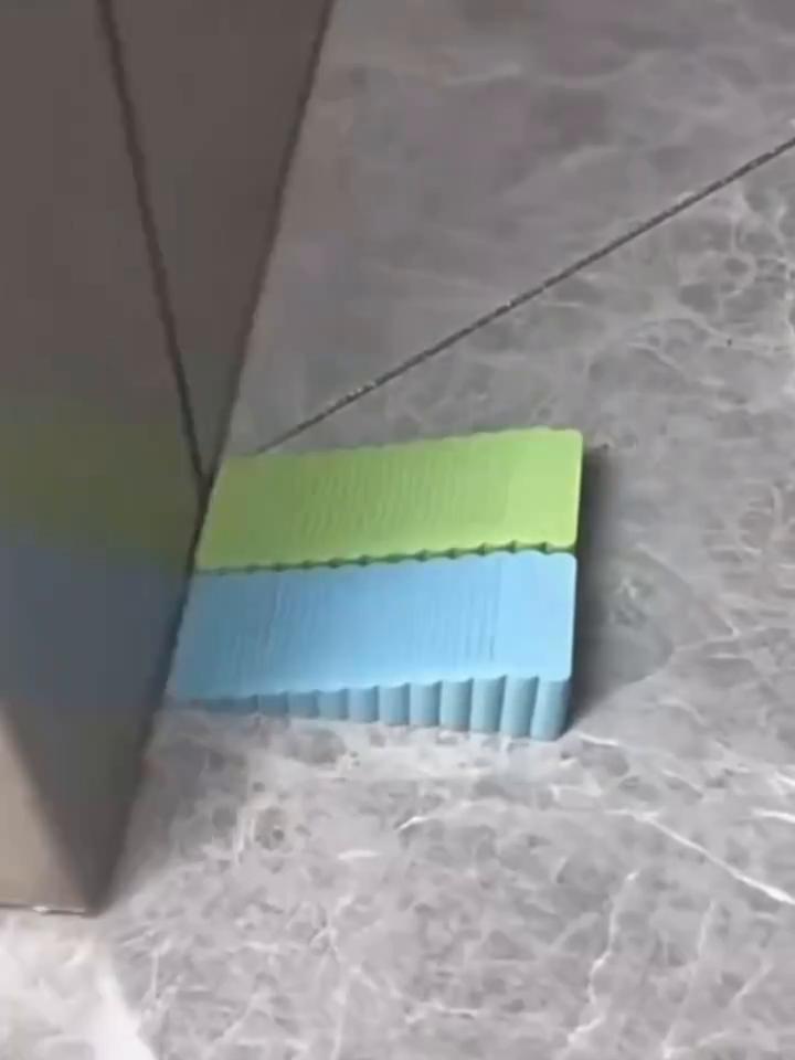 1Pcs Safety Silicone Door Stop Reusable Shock Absorbent Block Wedge Doorstops Windproof Anti-collision Anti-skid Stoppers for Bedroom