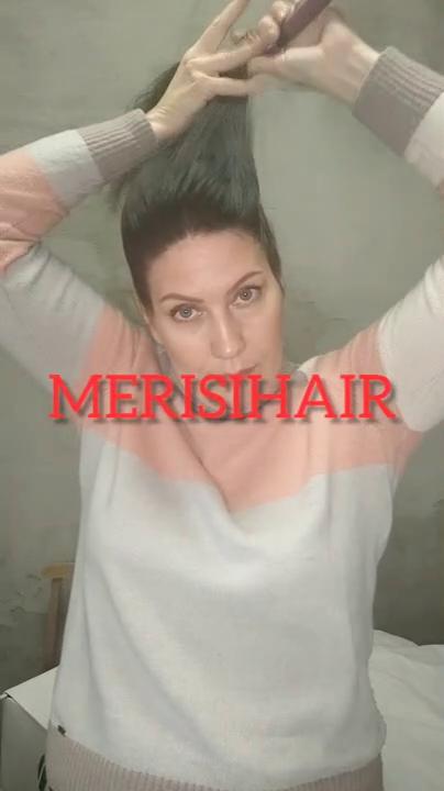 XINRAN Corn Wavy Long Ponytail Synthetic for Women Hairpiece Wrap On Clip Hair Extensions Black Brown Pony Tail Blonde Hair