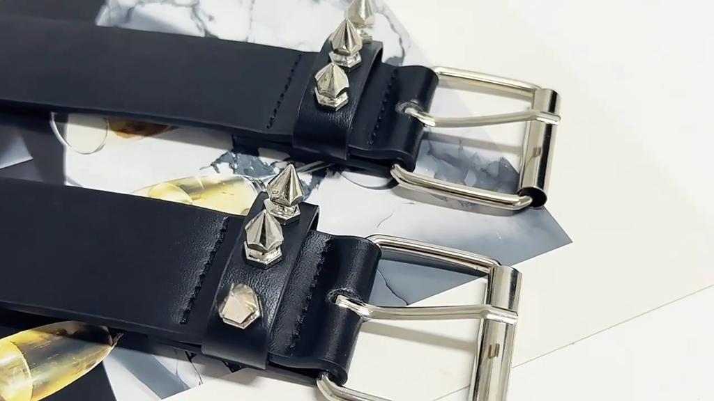 1 шт. Ремень с шипами Металлический панк-рок ремень с заклепками для женщин/мужчин Панк-ремень Готический ремень Аксессуары для джинсов брюк