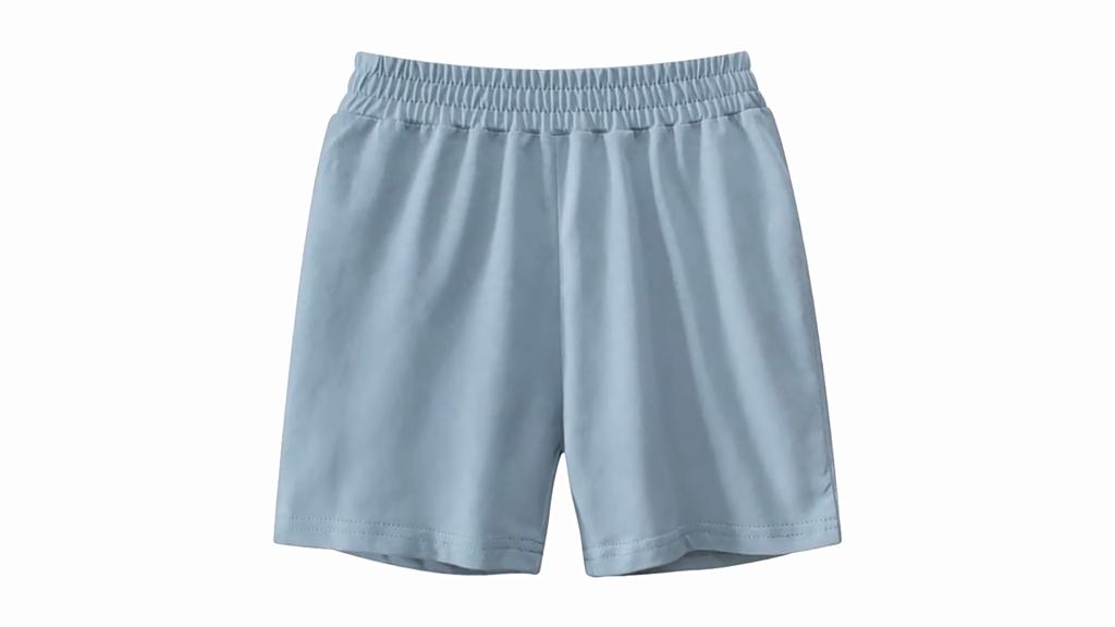 Children's Pull On Solid Color Shorts For Boys