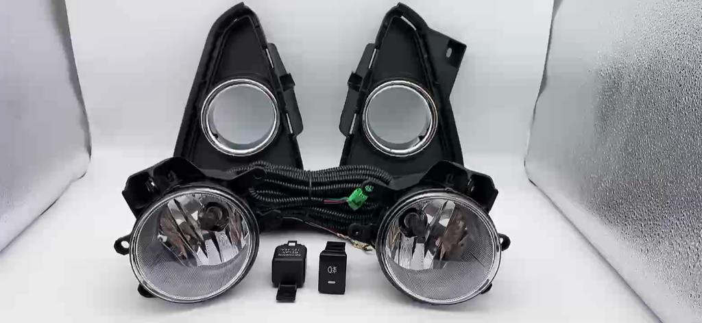 Fog Light Headlight for TOYOTA RAV4 RAV 4 2016 2017 2018 Fog Lamp Cover Grill Frame Foglights Driving Lamp